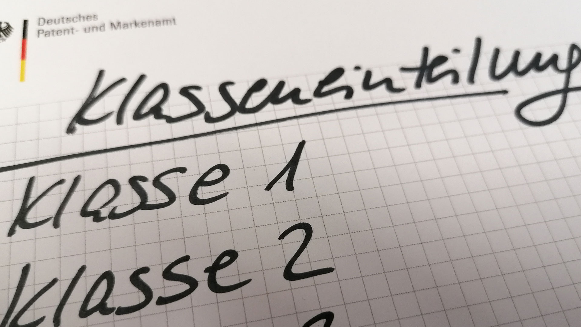 Klasseneinteilung ist immer erforderlich